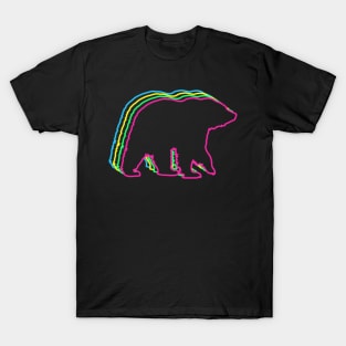 Bear 80s Neon T-Shirt